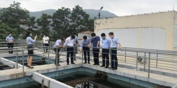 Đồng chí Ngô Hoàng Ngân PBT thường trực Tỉnh ủy Quảng Ninh thăm, kiểm tra công tác sản xuất cấp nước tại Quawaco !