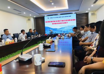 Công ty TNHH 1TV Cấp nước Cao Bằng thăm và làm việc tại Công ty CP Nước sạch Quảng Ninh