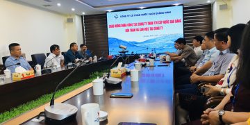 Công ty TNHH 1TV Cấp nước Cao Bằng thăm và làm việc tại Công ty CP Nước sạch Quảng Ninh