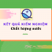 Kết quả kiểm nghiệm chất lượng nước Công ty CP Nước sạch Quảng Ninh ngày 20-06-2019