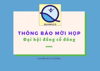 Thông báo về việc mời họp Đại hội đồng cổ đông thường niên năm 2020
