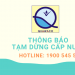 Thông báo về việc tạm dừng cấp nước tại TP Cẩm Phả, khu vực Quang Hanh và phía đông TP Hạ Long dự kiến từ 6h00 – 18h00 ngày 26/5/2020 (thứ 3)