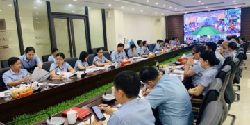 Công ty CP Nước sạch Quảng Ninh họp giao ban sản xuất kinh doanh tháng 7/2020