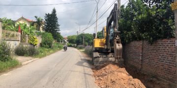 Công ty CP Nước sạch Quảng Ninh triển khai thực hiện đầu tư tuyến ống cấp nước cho một số khu Trại Cọ, Mai Hòa, Minh Hòa, Hải Hòa phường Đông Mai – thị xã Quảng Yên