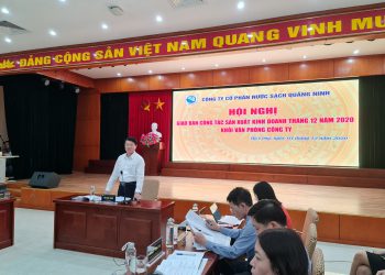 Hội nghị giao ban công tác sản xuất kinh doanh tháng 12 năm 2020 Khối văn phòng công ty