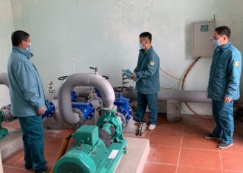 XNN Vân Đồn tổ chức tập huấn cấp nước sẵn sàng ứng phó với dịch bệnh Covid 19