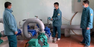 XNN Vân Đồn tổ chức tập huấn cấp nước sẵn sàng ứng phó với dịch bệnh Covid 19
