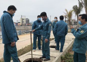 XNN Vân Đồn tổ chức tập huấn cấp nước sẵn sàng ứng phó với dịch bệnh Covid 19